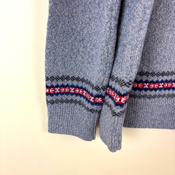 NWT Brooks Brothers Gray Heathered Doft Wool Crew Neck “Ski” Sweater Size XXL - Picture 14 of 15